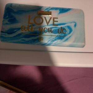Simply Southern Blue and Gold Wallet